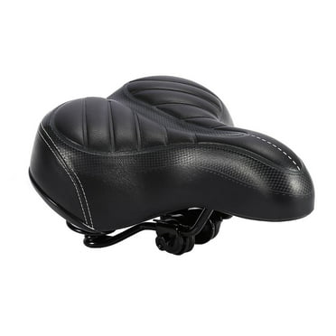 Mountain Road MTB Bike Bicycle Deluxe Extra Comfort GEL Leather Saddle Seat Pad